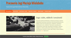Desktop Screenshot of joga-krakow.pl
