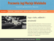 Tablet Screenshot of joga-krakow.pl